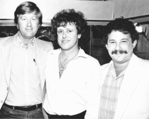 Greg Hambleton & Alan Tepper visit Donovan NYC, 1986.